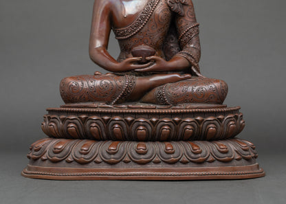 Triple Buddha Statue Set | Handcrafted Himalayan Spiritual Sculpture