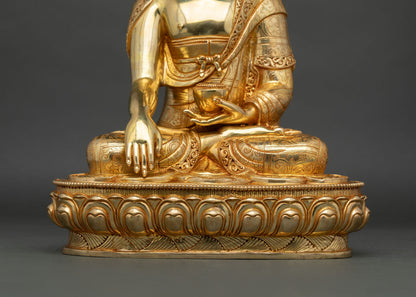 Tibetan Shakyamuni Buddha Statue | Handmade in Nepal
