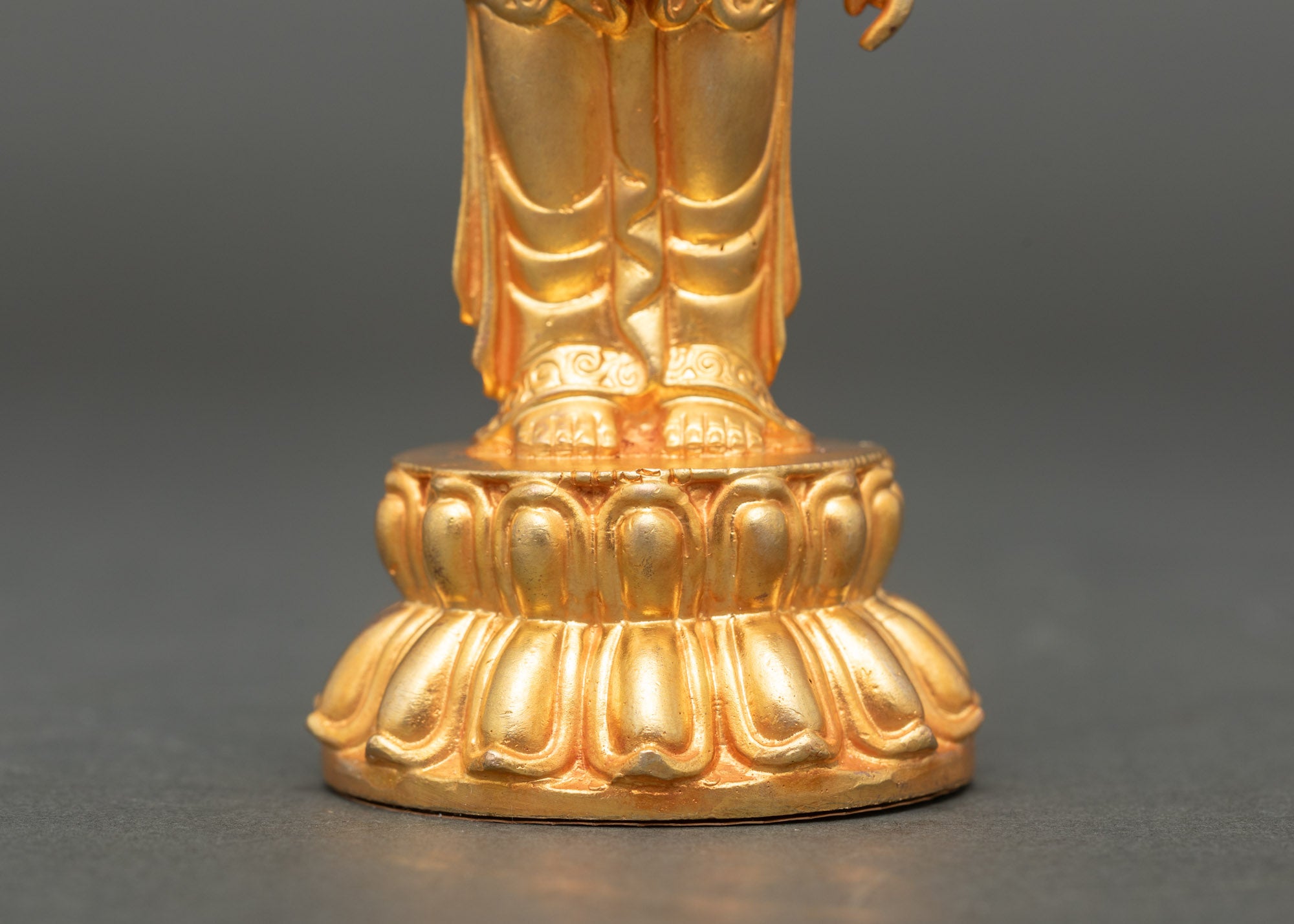 Handmade Little Buddha Figurine - Symbol of Peaceful Blessing