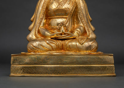 Marpa Set Statue | Revered Masters of the Kagyu Tradition