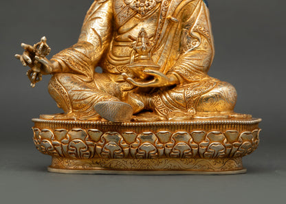 Guru Rinpoche Sculpture | Traditional Buddhist Artwork