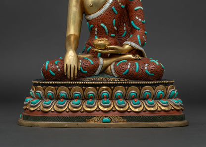 Authentic Buddha Shakyamuni Statue | Buddhist Nepali Artistry
