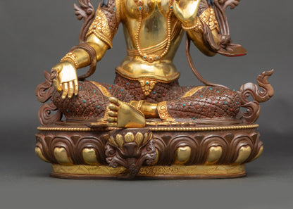 Green Tara Statue