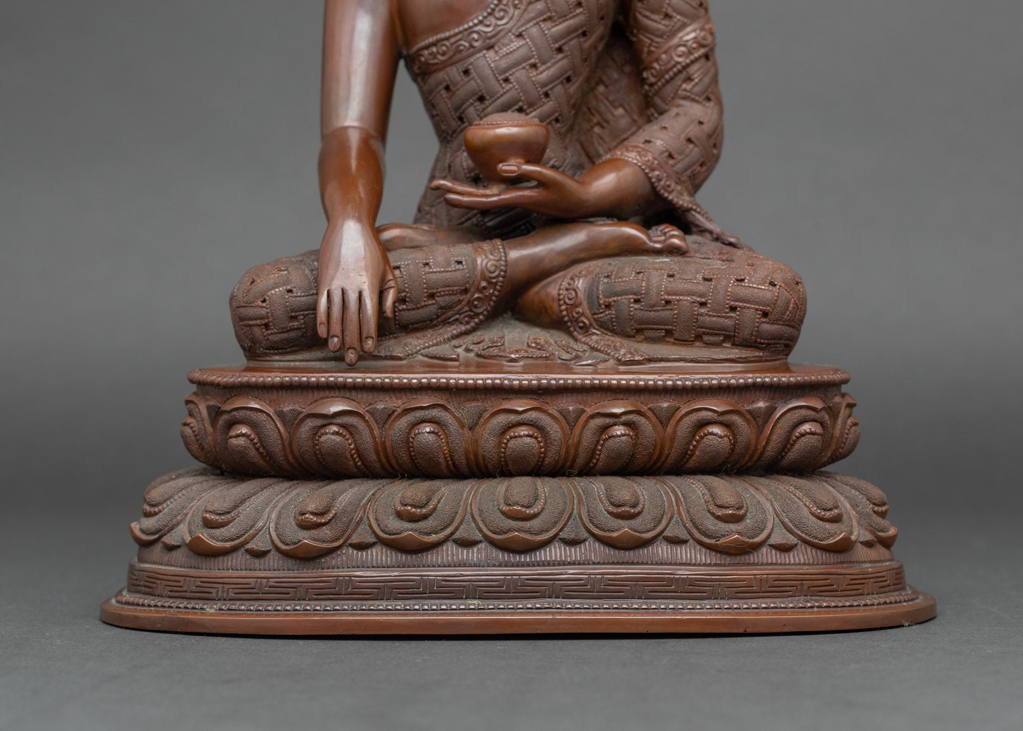 Buddha Shakyamuni Altar Statue | Handcrafted Nepalese Spiritual Art