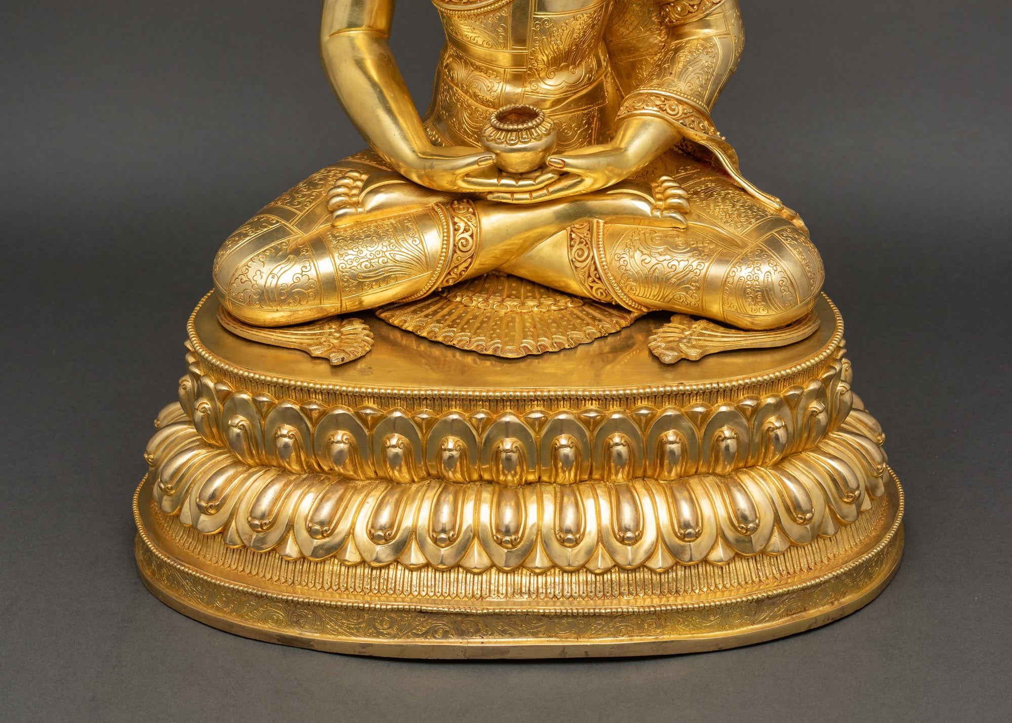 Premium Amitabha Buddha Statue | Traditional Lost-Wax Nepalese Craft