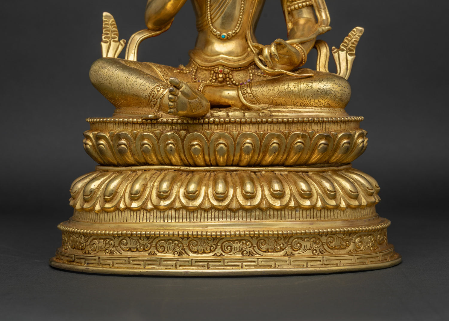 Manjushri Statue for Meditation | Fine Tibetan Metalwork