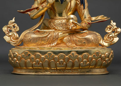 Vajrasattva Buddha Yab Yum Sculpture | Buddhist Karma Purification Icon