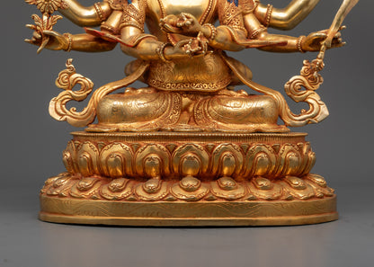 Tantric Deity Guhyasamaja Consort Statue | Handcrafted Buddhist Art