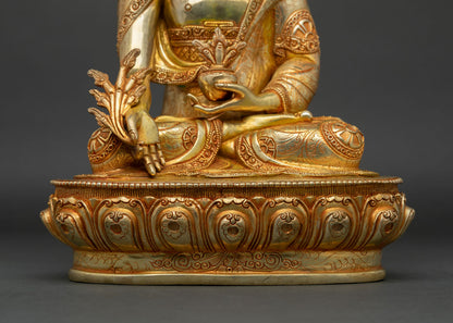 Medicine Buddha Statue | Lost Wax Cast in Nepal