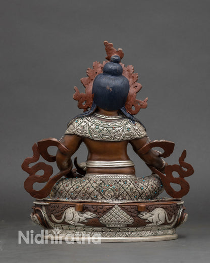 Traditional Dzambhala Wealth Deity | Handcrafted Buddhist Sculpture