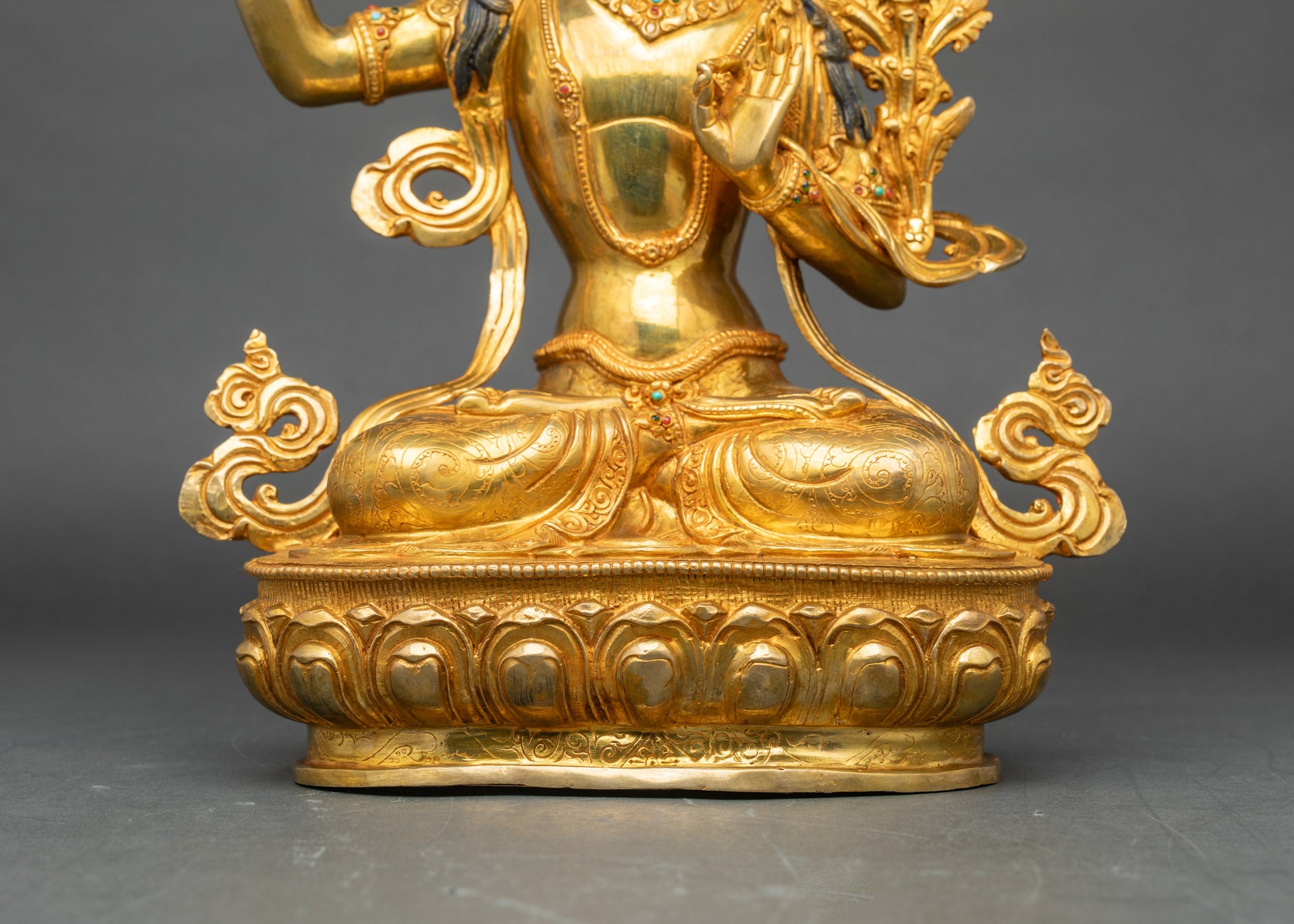 Manjushri Wisdom Sculpture | Traditional Handcrafted Nepalese Art