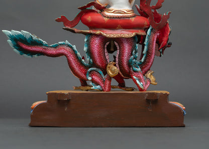 White Dzambhala Statue