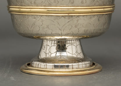 Buddhist Water Offering Set for Altars | Traditional Himalayan Craft