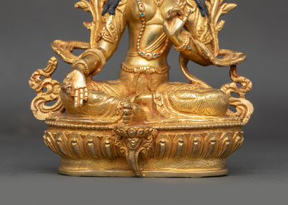 Green Tara Statue