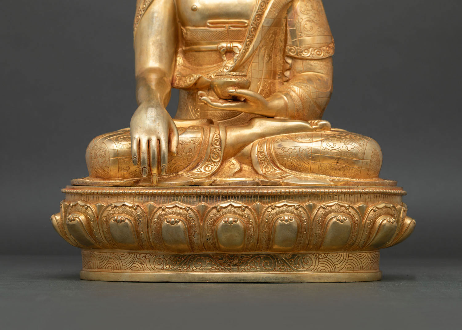 Enlightened Shakyamuni Buddha Statue | Buddhist Art from Nepal