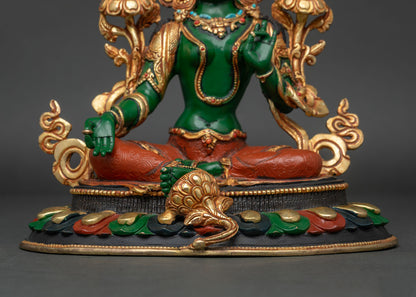 Green Tara Statue | Buddhist Altar & Meditation Decor