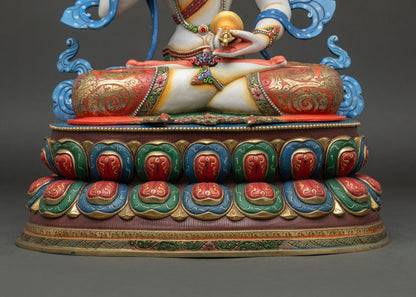 Six Bodhisattva Statue Set | Handpainted Nepali Buddhist Statues