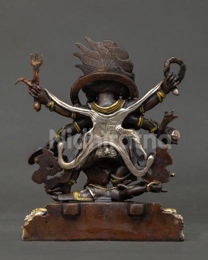 Six Arm Mahakala Statue