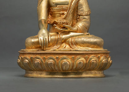Shakyamuni Buddha Statue | Himalayan Lost Wax Buddhist Art