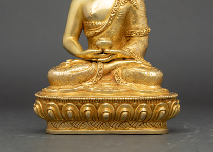 Amitabha Buddha Statue | Nepalese Artisan-Crafted Buddhist Sculpture