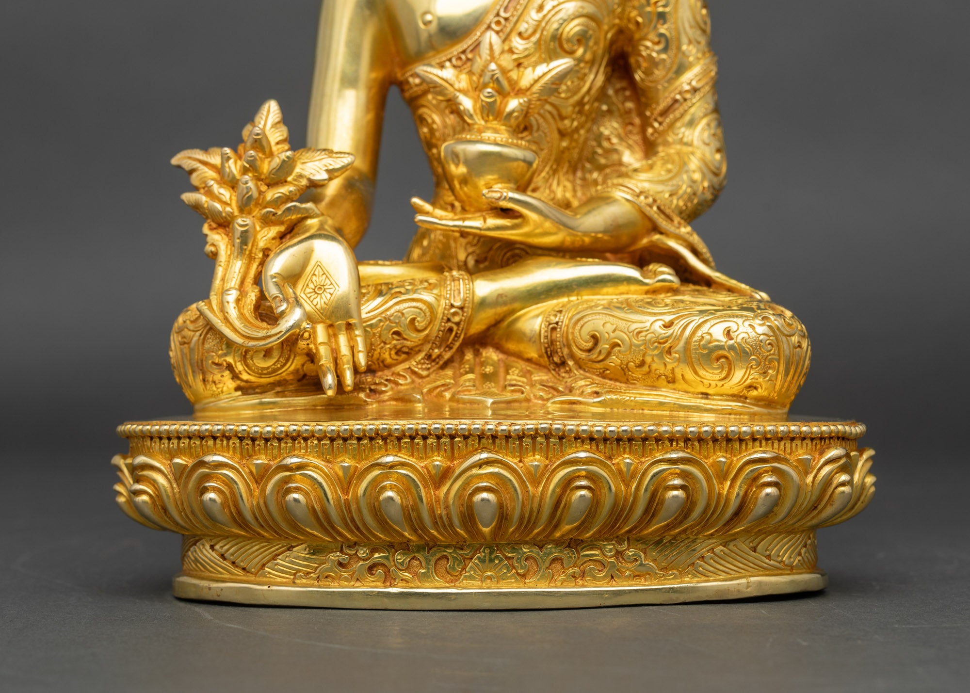 King of Medicine Bhaisajyaguru Statue | Nepalese Sculpture for Healing