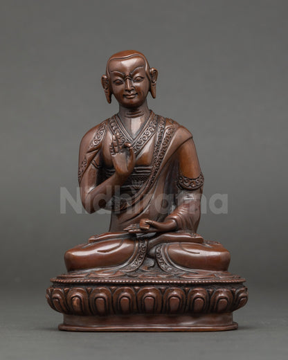 Je Tsongkhapa Statue Set | Himalayan Handcrafted Buddhist Art