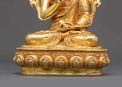 Authentic Longchenpa Statue | Great Expanse Buddhist Scholar Figurine