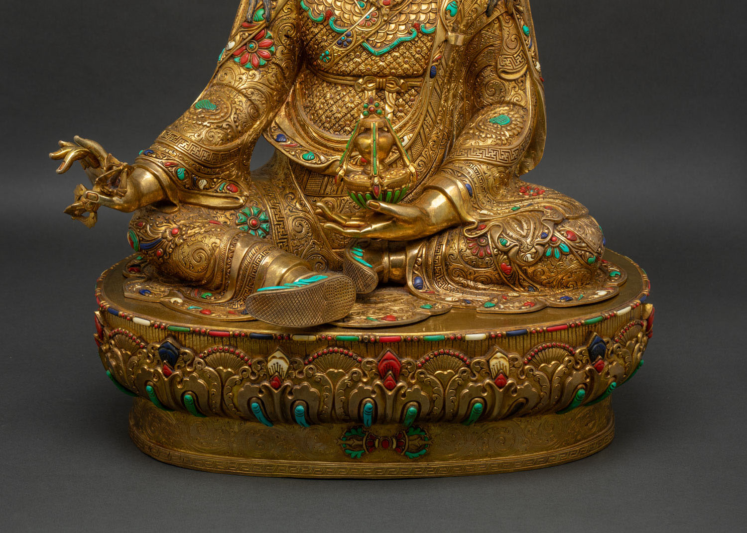 Life-Size Guru Rinpoche Statue | Embodiment of Tantric Enlightenment