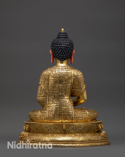 Buddha of Infinite Light Amitabha Statue | Traditional Himalayan Art
