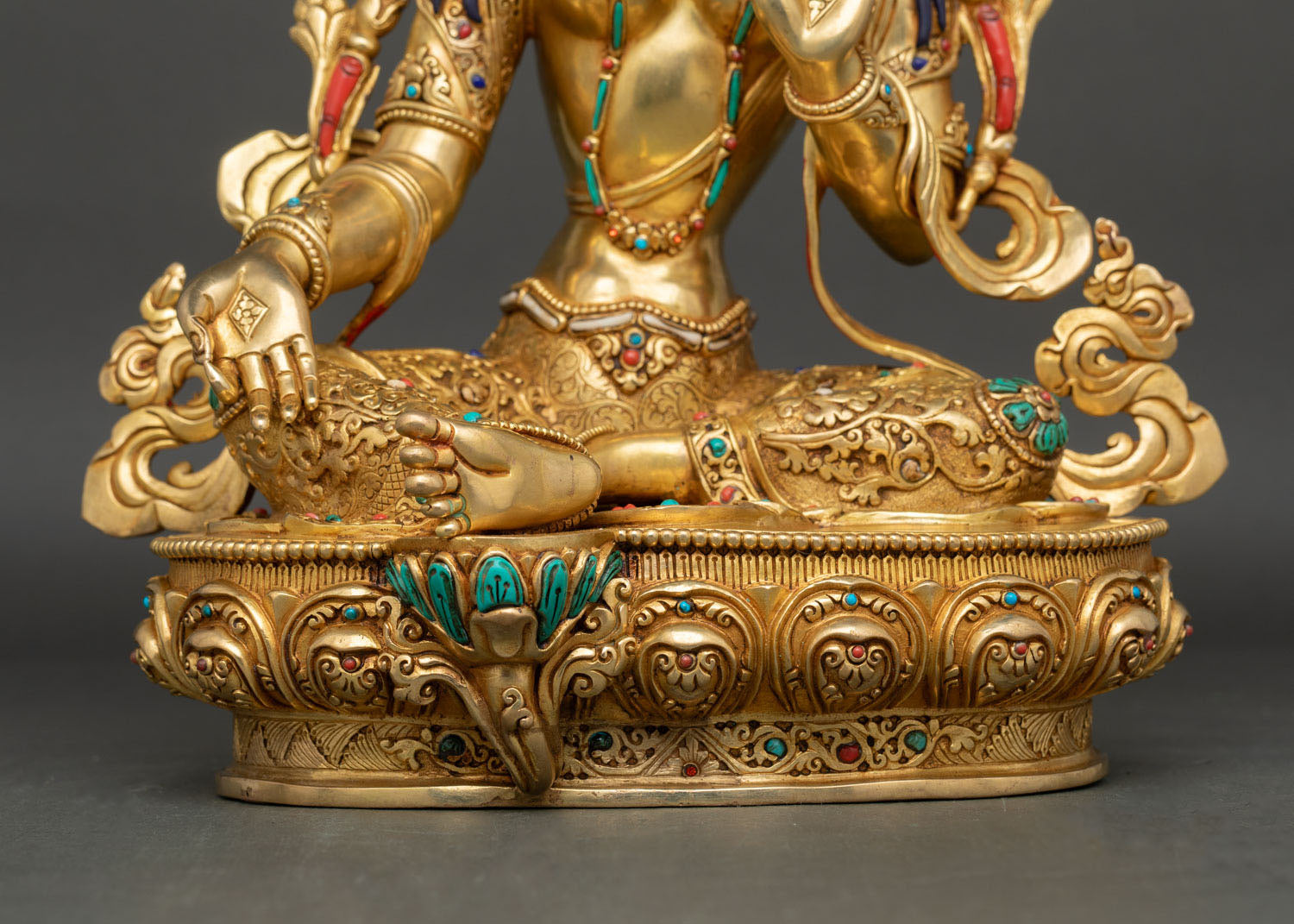 Excellent Green Tara Statue – Goddess of Swift Protection