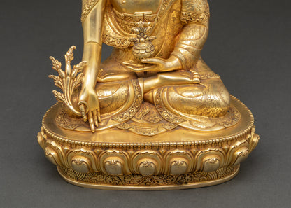 Handmade Bhaisajyaguru Sculpture | Symbol of Healing and Peace