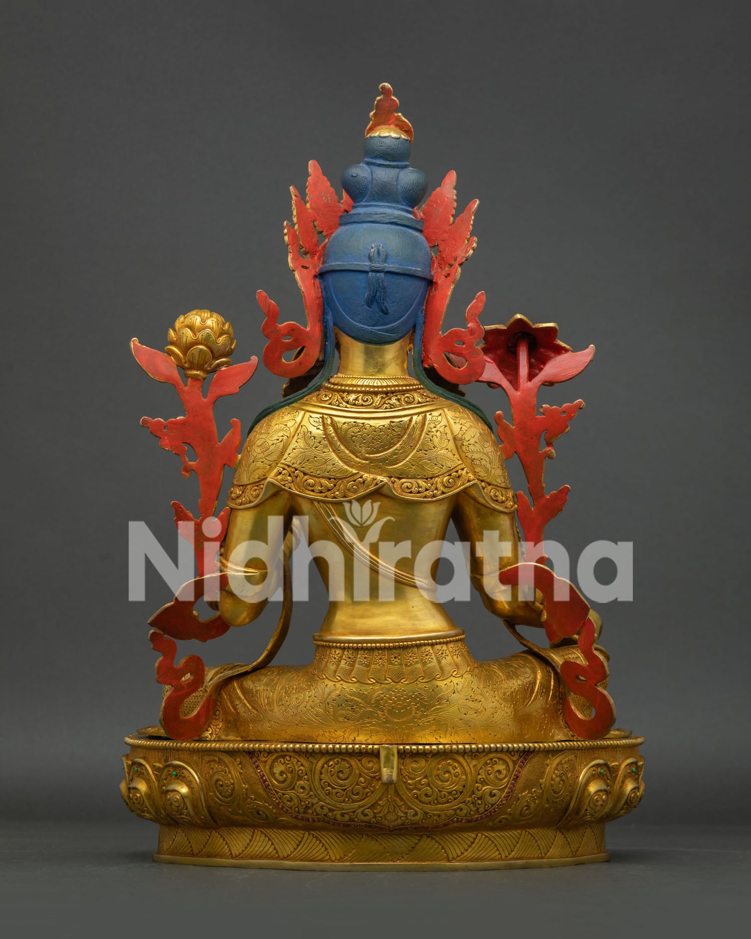 Green Tara Statue - Symbol of Fearless Action and Divine Mercy