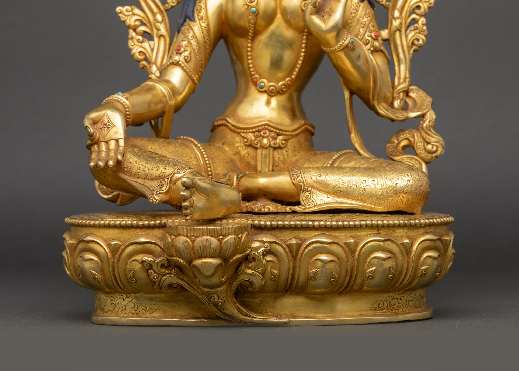 Mother Green Tara Sculpture – Goddess of Enlightened Activity