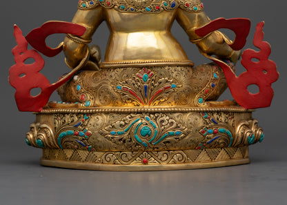 Wealth Deity Dzambhala Statue: For Prosperity & Spiritual Abundance