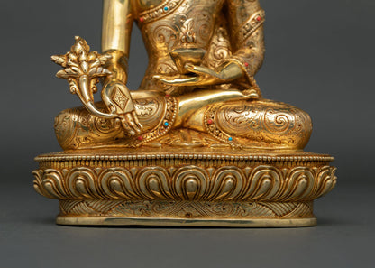 Medicine Buddha Sculpture – Zen Inspired Healing Statue