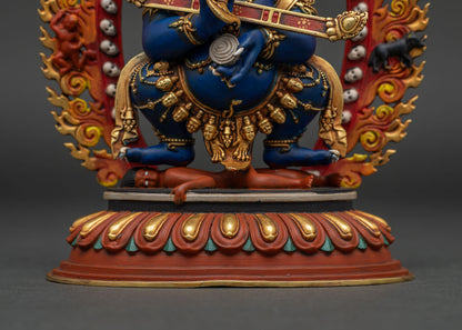 Premium Sakya Mahakala Statue – Powerful Buddhist Protector from Nepal