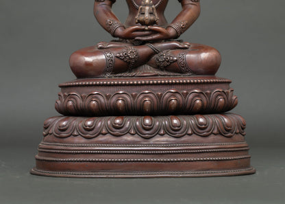 Premium Oxidized Amitayus Statue | Nepali Art & Craft