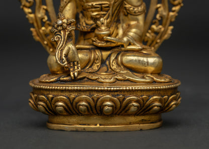 Medicine Buddha Statue | Copper Healing Buddha Sculpture