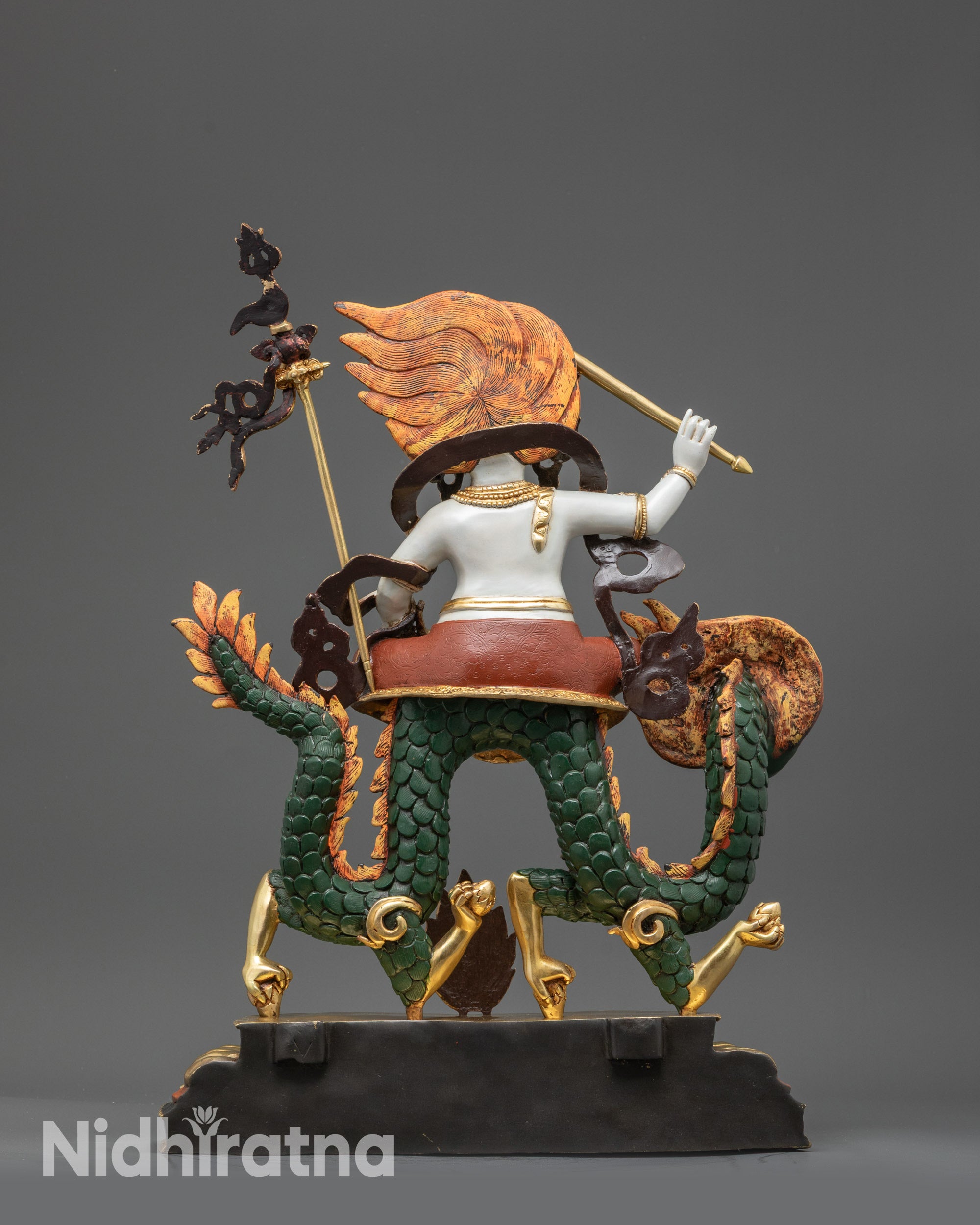 White Dzambhala Statue