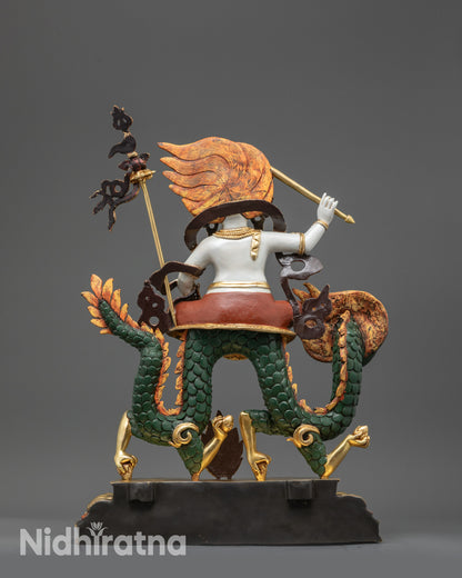 White Dzambhala Statue