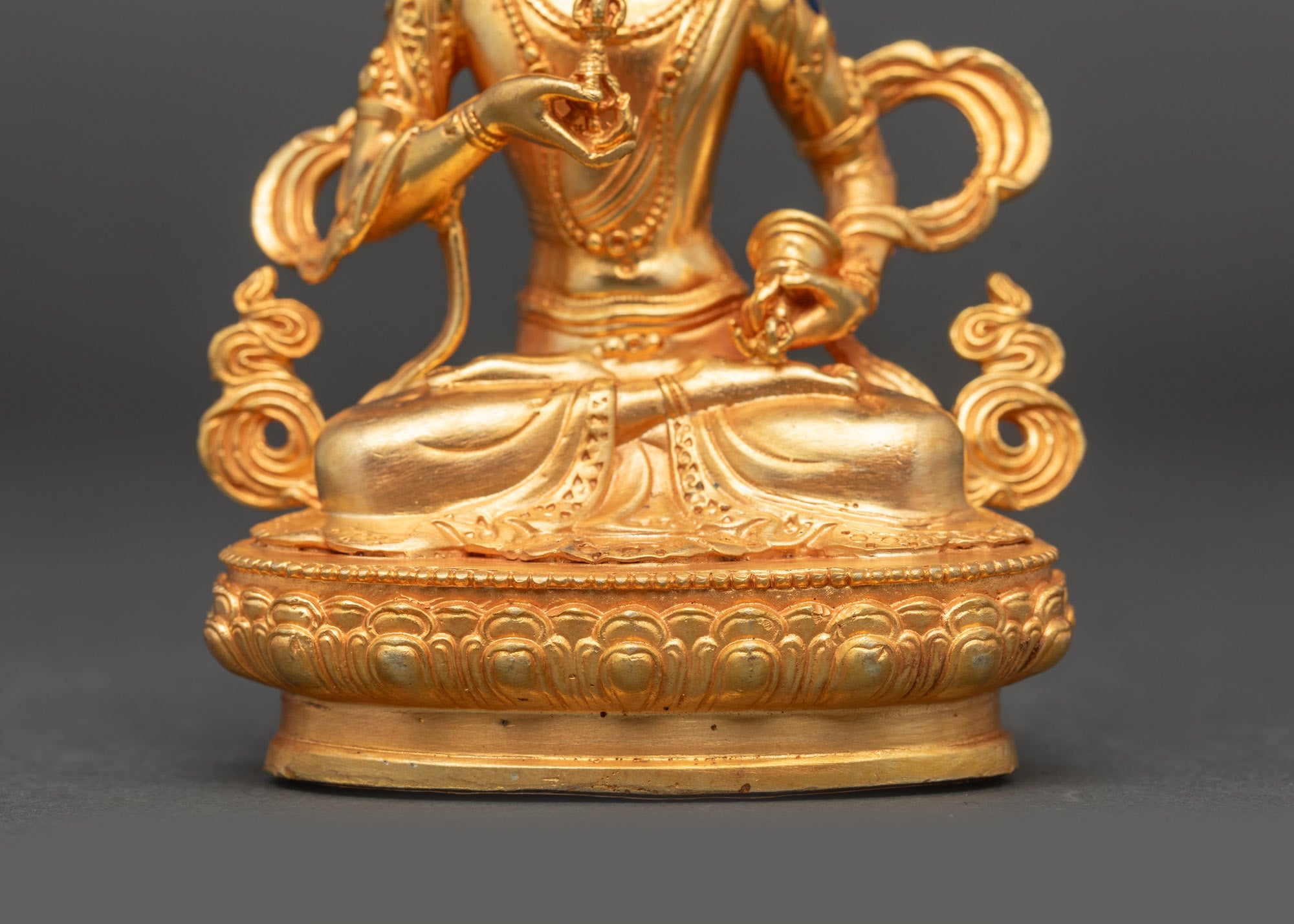 Vajrasattva Statue | Expertly Made Gold Fire-Gilded Buddhist Deity