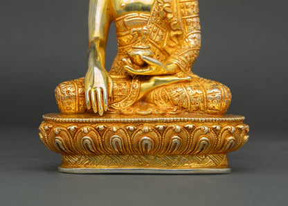 Three Buddha Statue Collection | 24K Gold Fire-Gilded Artwork