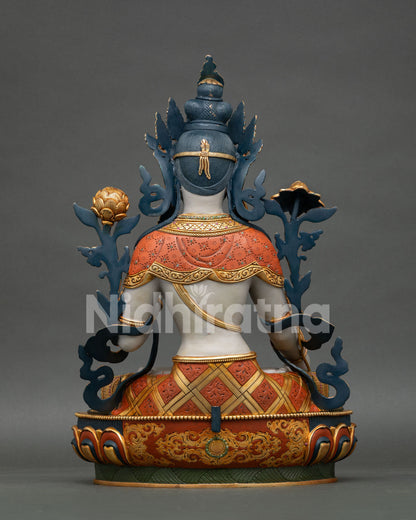 White Tara Statue for Sale | Tibetan Deity of Healing and Longevity