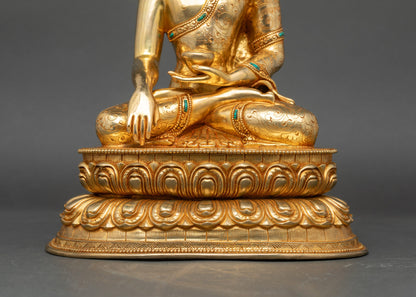 Nepalese Shakyamuni Buddha Statue | Sacred Buddhist Decor