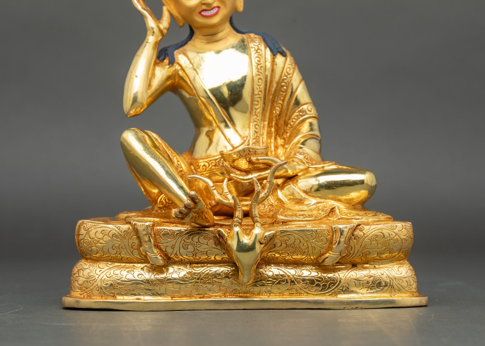 Milarepa Statue | Nepalese Handcrafted Buddhist Sage Sculpture