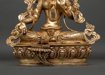 Blessed Green tara Statue | Mother of Liberation