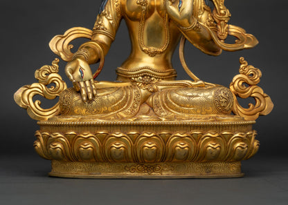 Flawless White Tara Statue – Divine Protector from Fear & Obstacles