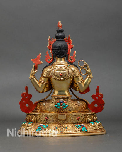 Chenrezig Statue for Meditation and Spiritual Decor