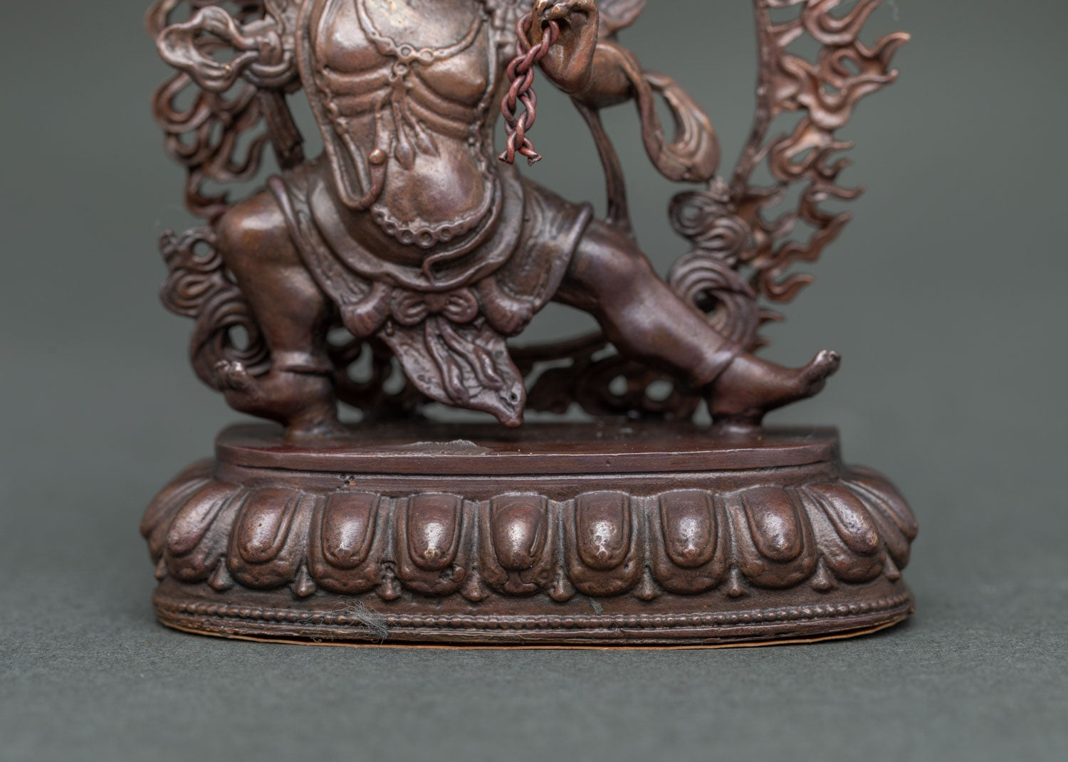 Oxidized Vajrapani Statue | Authentic Himalayan Sculpture