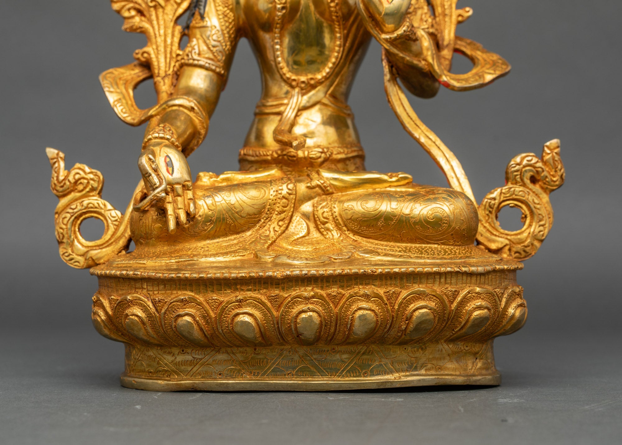 White Tara Copper Sculpture | Handcrafted Nepalese Buddhist Figurine